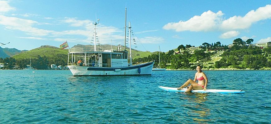 puddle surf on the boat