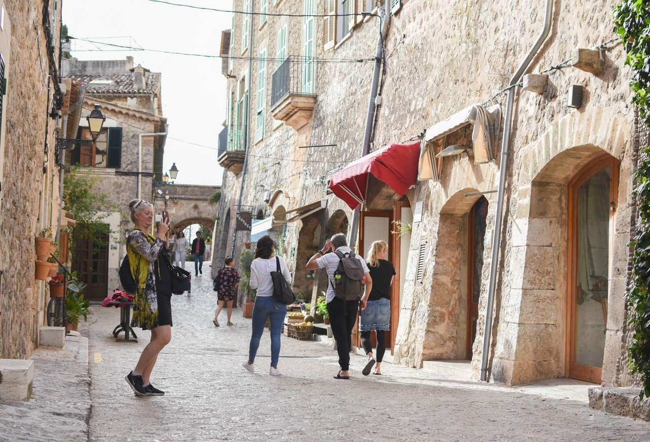 typical street in Valldemossa